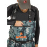 Полукомбинезон забродный NORFIN PILOT CAMO BOOTFOOT р.44-L-S с сапогами резина 83400-44-L-S